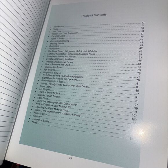 Kryolan Makeup Beauty Manual, Professional Stage Makeup, by Dominic Cruz - Picture 4 of 15